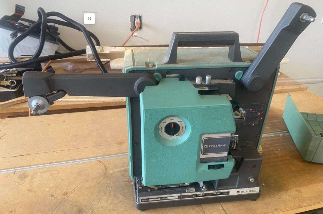 Movie projector: Bell and Howell Model 1592 16 mm Filmosound